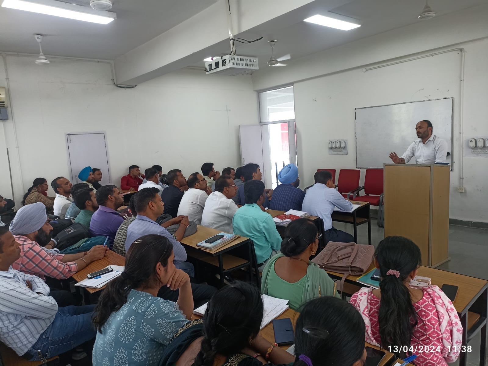 Meeting regarding preparations for the upcoming Lok Sabha elections.